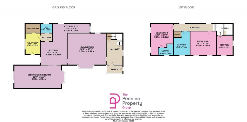 Floorplans For Heather Lodge, High Flatts, Huddersfield, HD8 8XY
