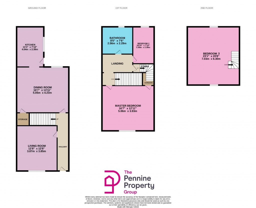 Floorplans For Sheffield Road, Penistone