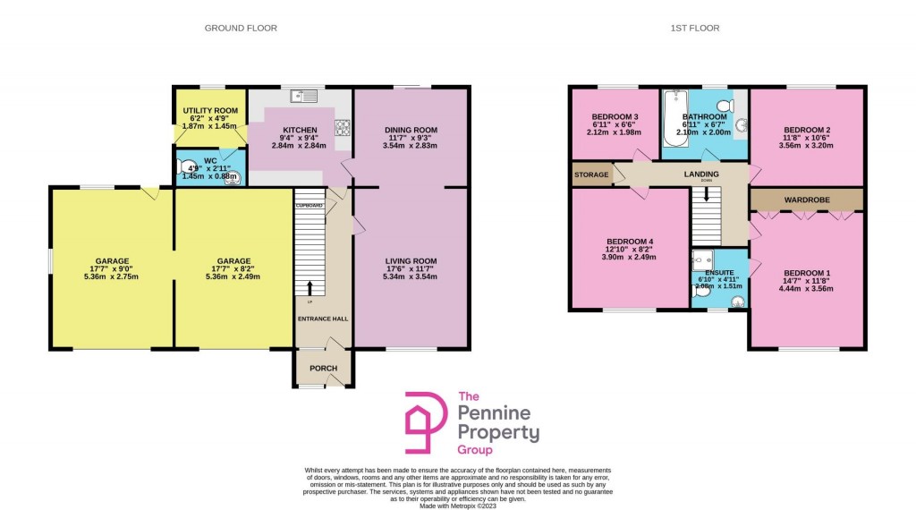 Floorplans For Wellfield Grove, Penistone