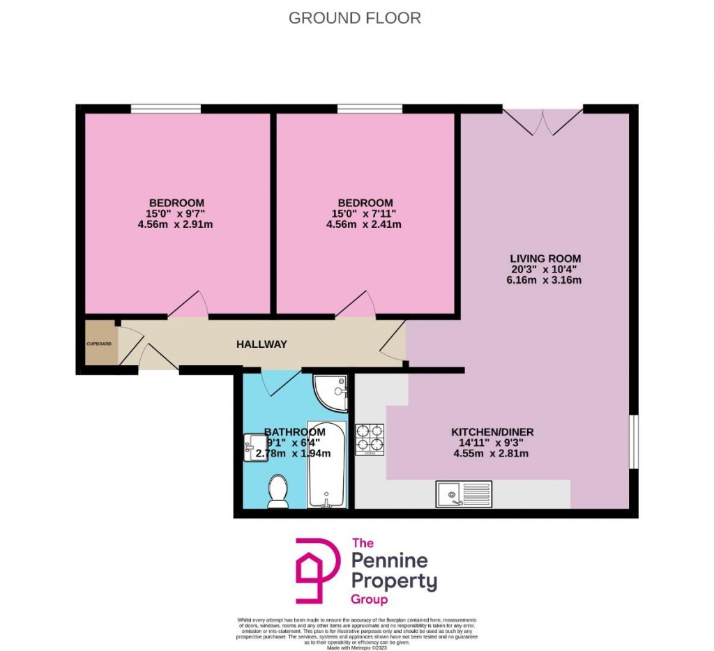 Floorplans For Pennine Court, Green Road, Penistone