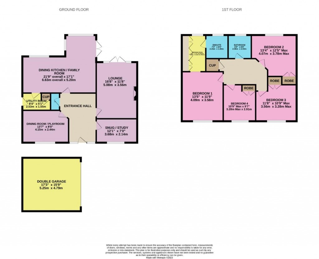 Floorplans For Fields End, Oxspring