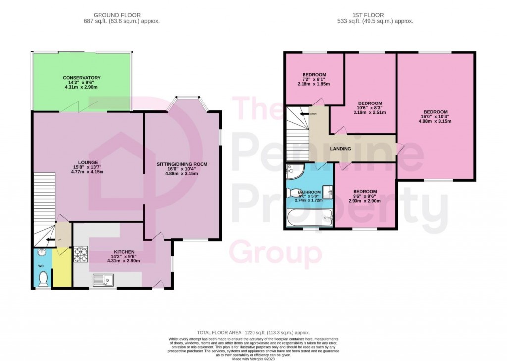 Floorplans For Copster Close, Thurgoland, Sheffield