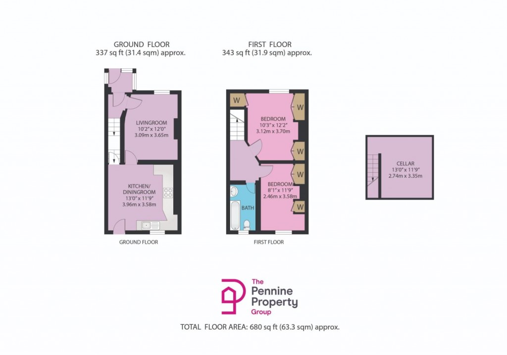 Floorplans For Wentworth Road, Penistone, Sheffield