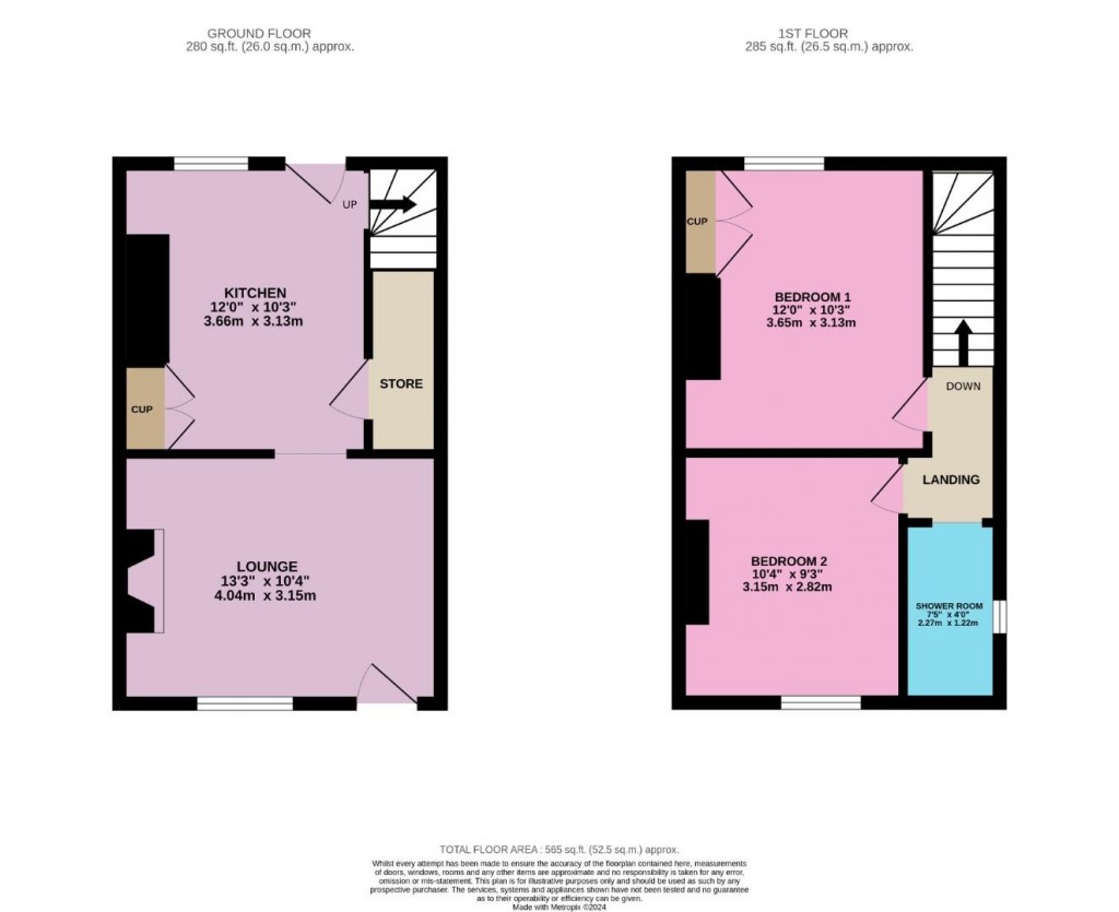 Floorplans For Sheffield Road, Penistone, S36 6HJ