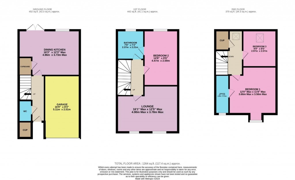 Floorplans For Mossley Place, Penistone