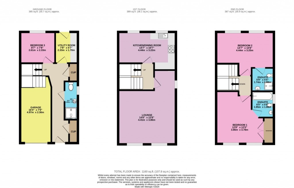 Floorplans For Ashfield Close, Penistone