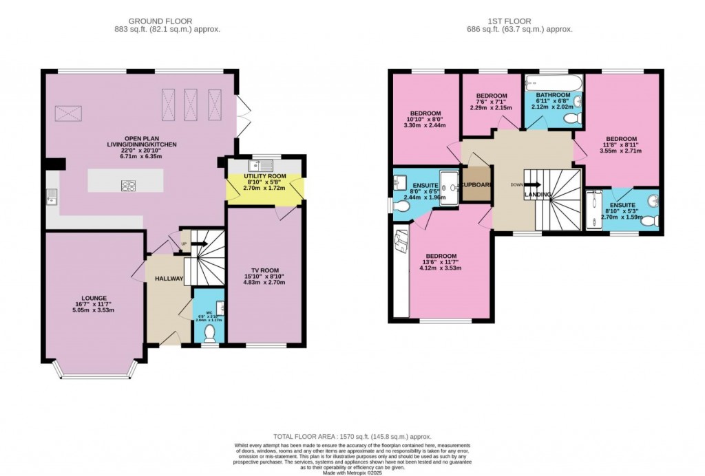 Floorplans For Kirkhill Bank, Penistone, Sheffield