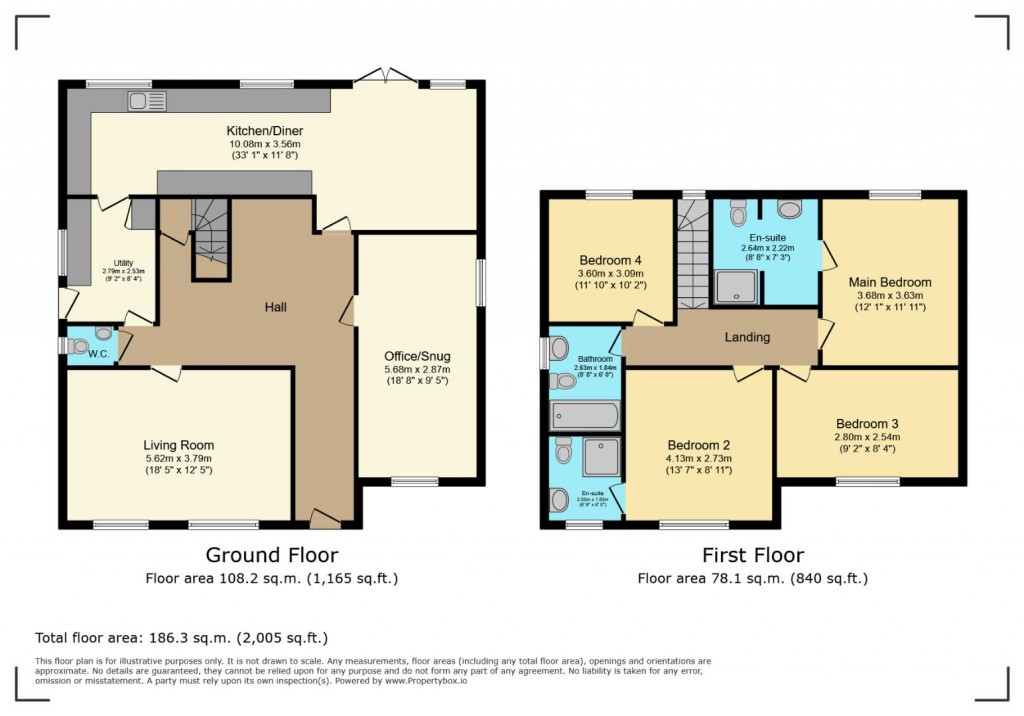 Floorplans For Alsop House, 7 Beaumont Street, Emley, HD8 9RJ