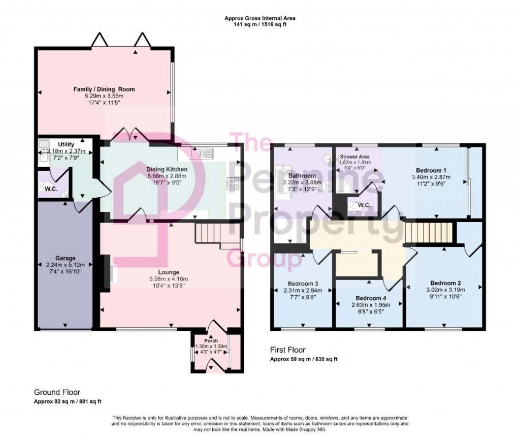 Floorplans For Roman Road, Darton, Barnsley