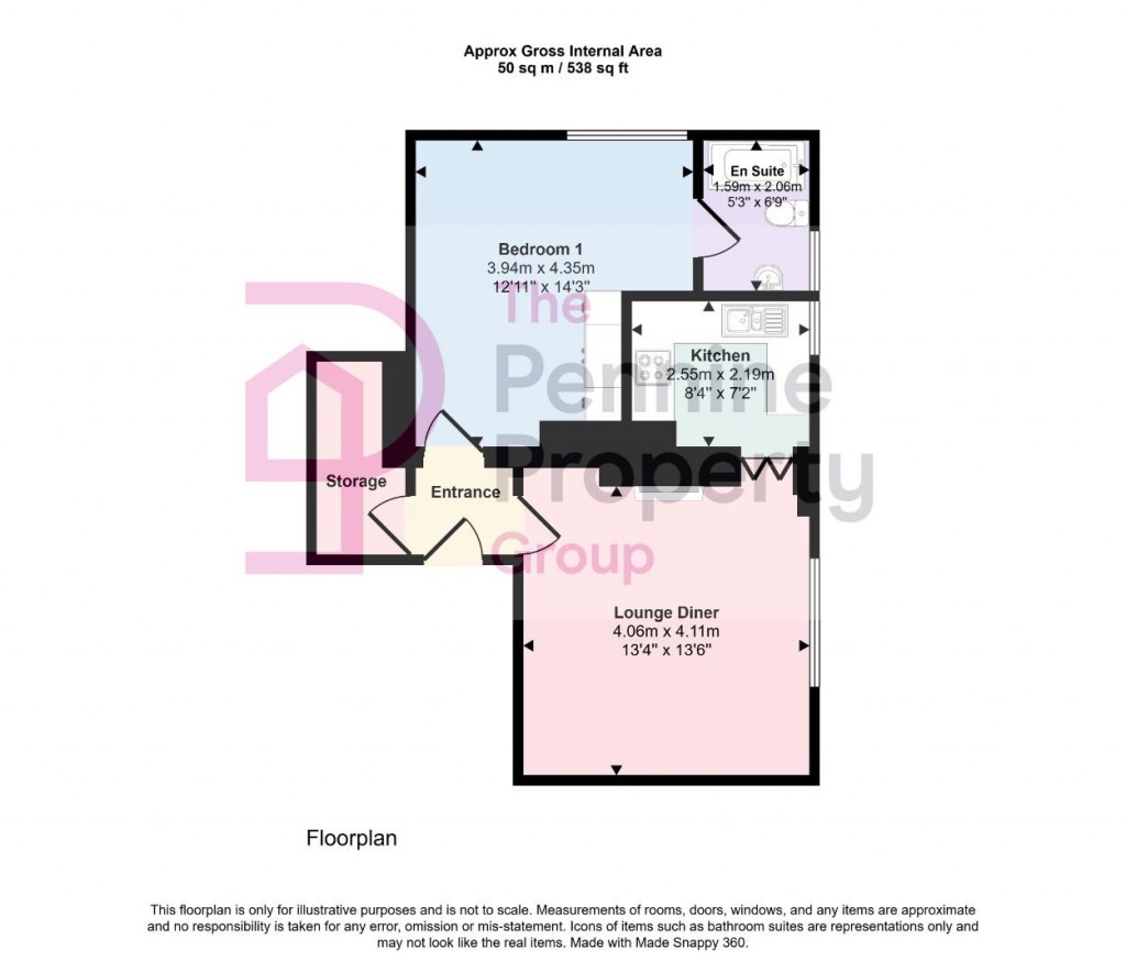 Floorplans For Willow House, 69 High Street, Penistone