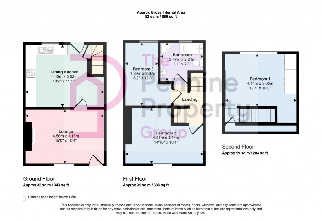 Floorplans For Sheffield Road, Penistone