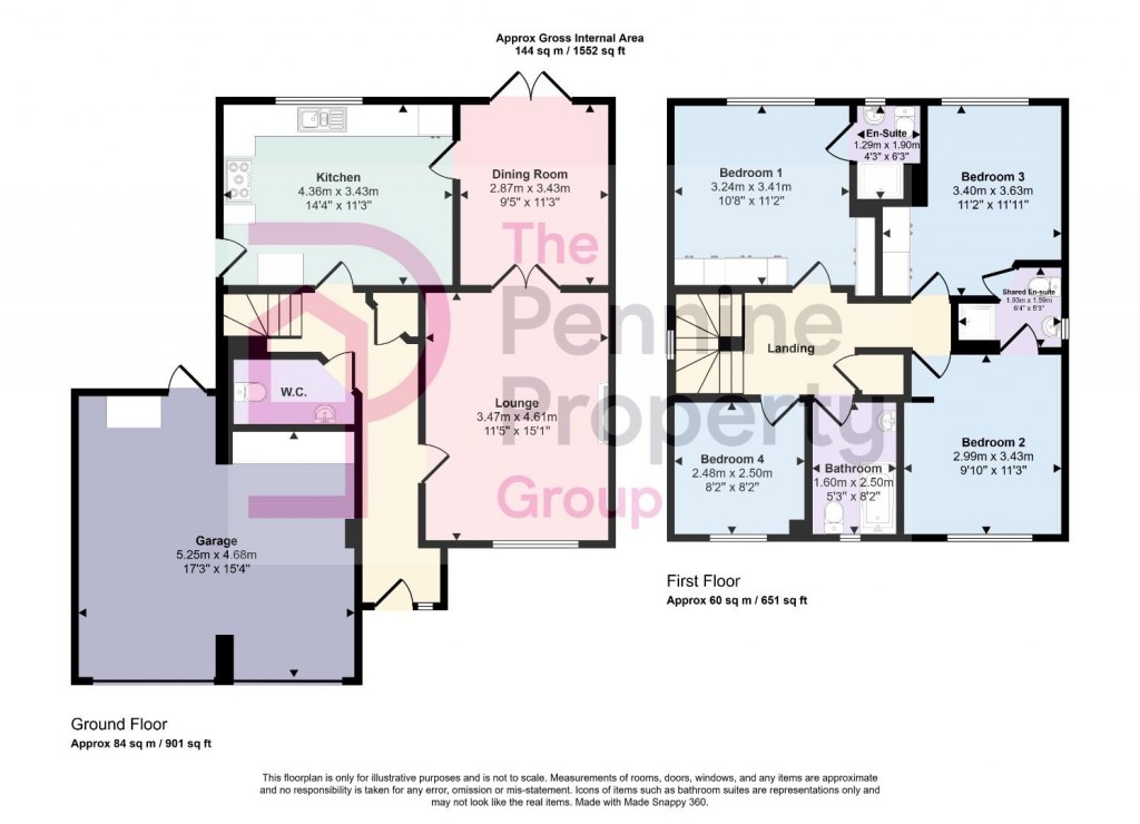 Floorplans For Hollin Moor View, Thurgoland, Sheffield