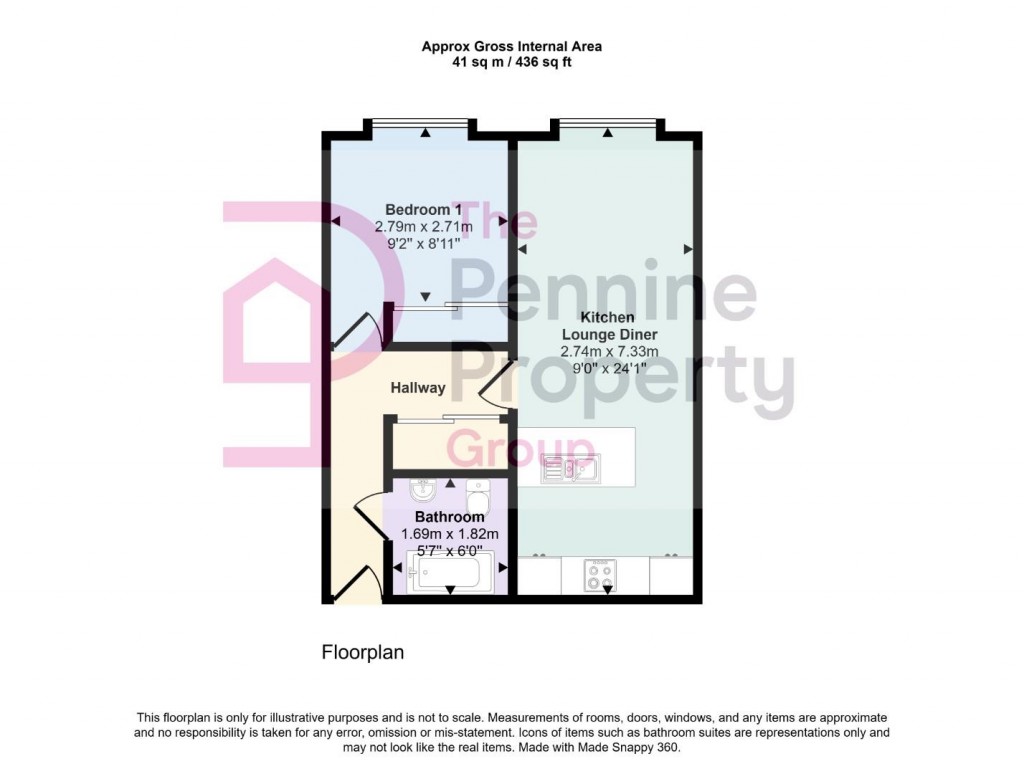 Floorplans For The Park, Penistone Road, Kirkburton