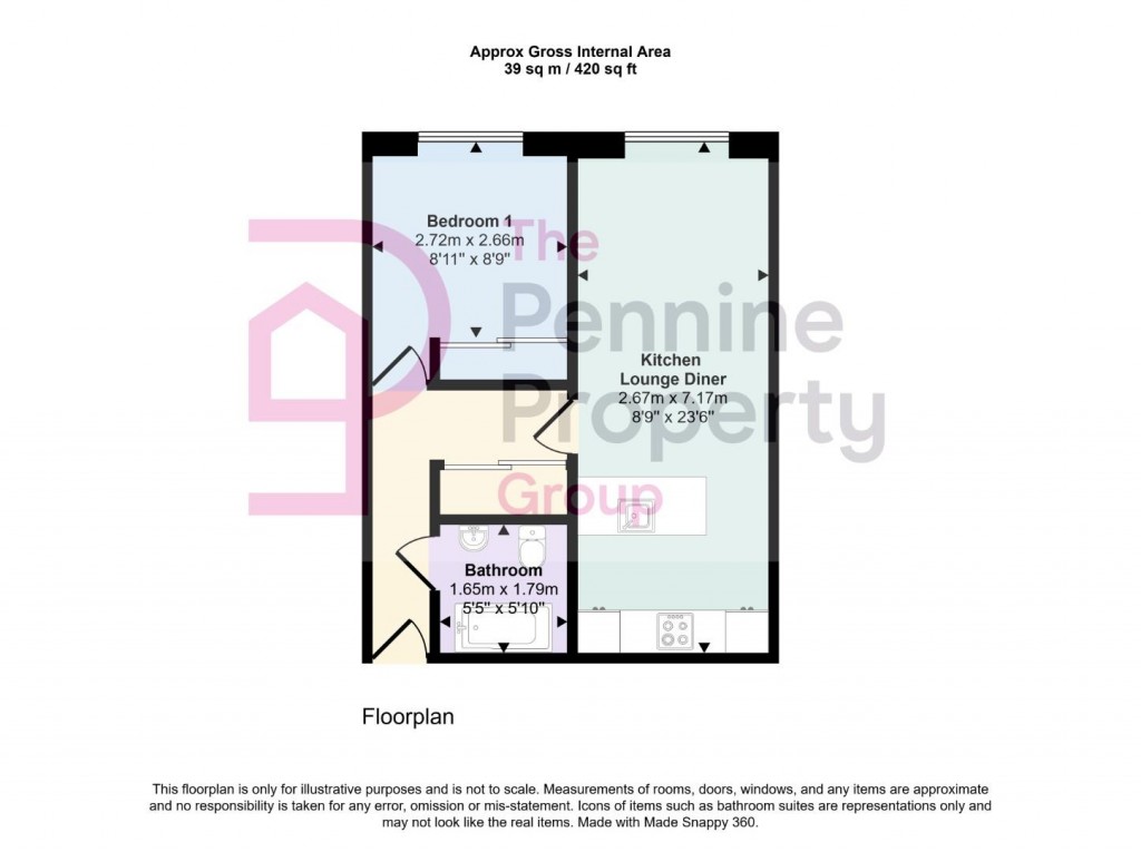 Floorplans For The Park, Penistone Road, Kirkburton