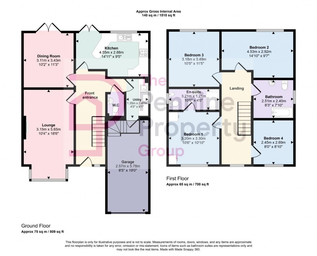 Floorplans For Towngate, Silkstone, Barnsley