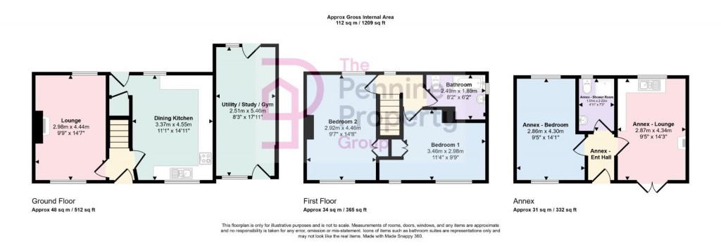 Floorplans For Lyttleton Crescent, Cubley, Penistone