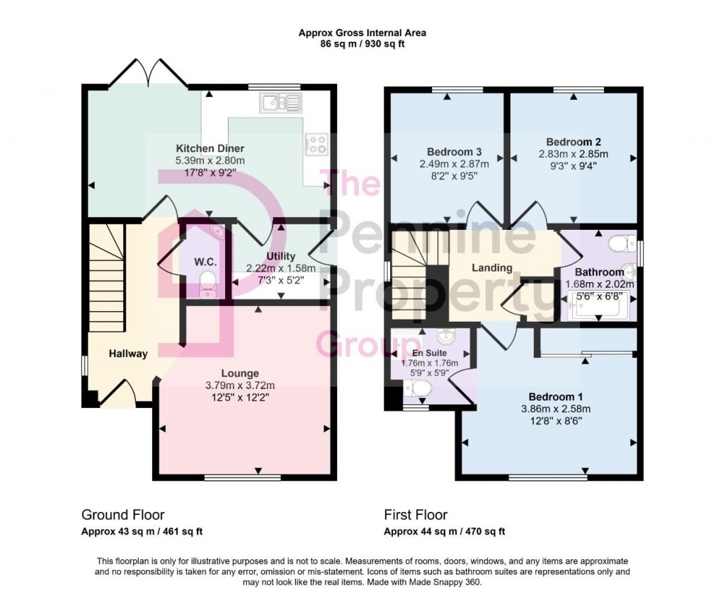 Floorplans For New Chapel Road, Penistone, Sheffield