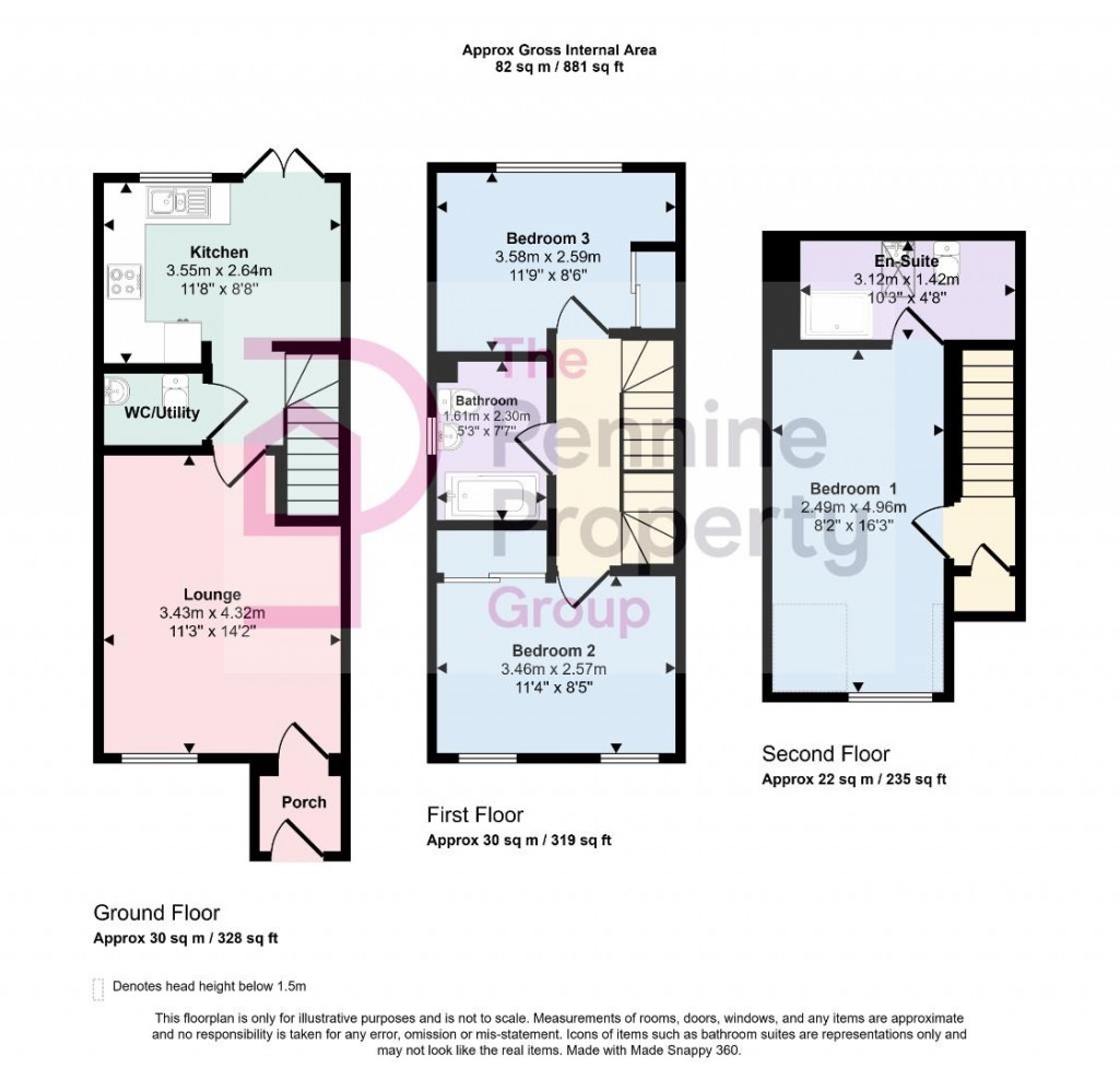 Floorplans For New Chapel Road, Penistone