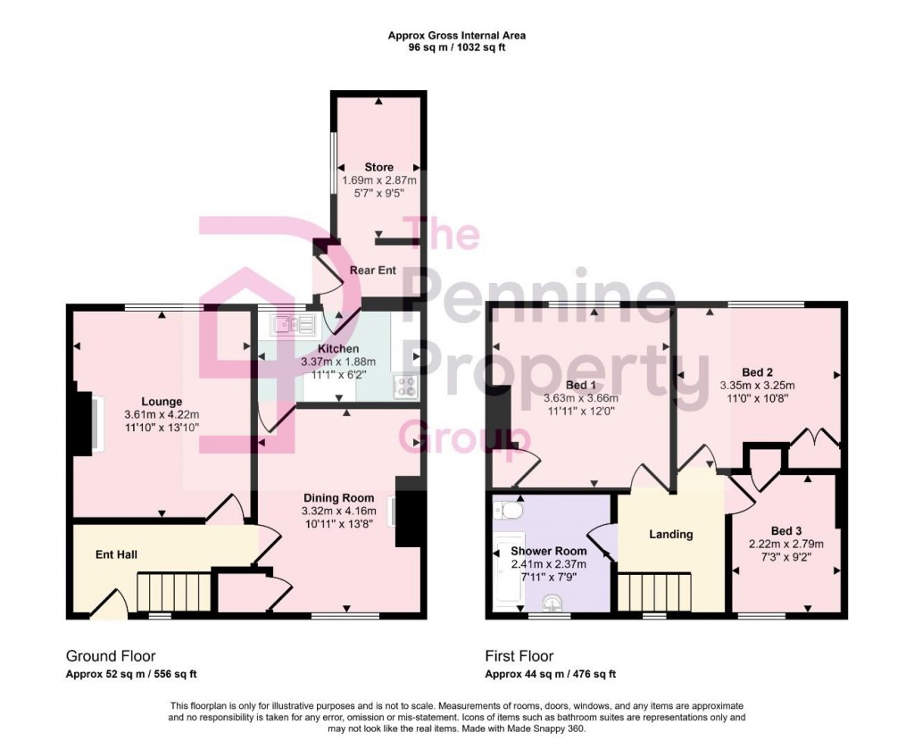 Floorplans For Wellthorne Avenue, Ingbirchworth, Penistone, Sheffield