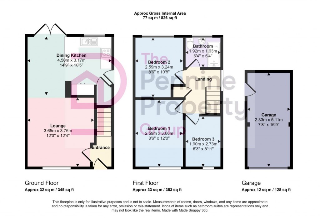 Floorplans For Hartcliff Avenue, Penistone