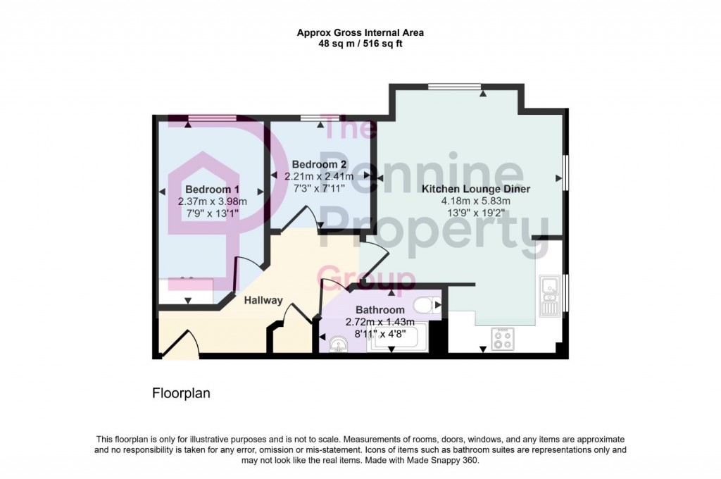 Floorplans For Dunstone Heights, Penistone