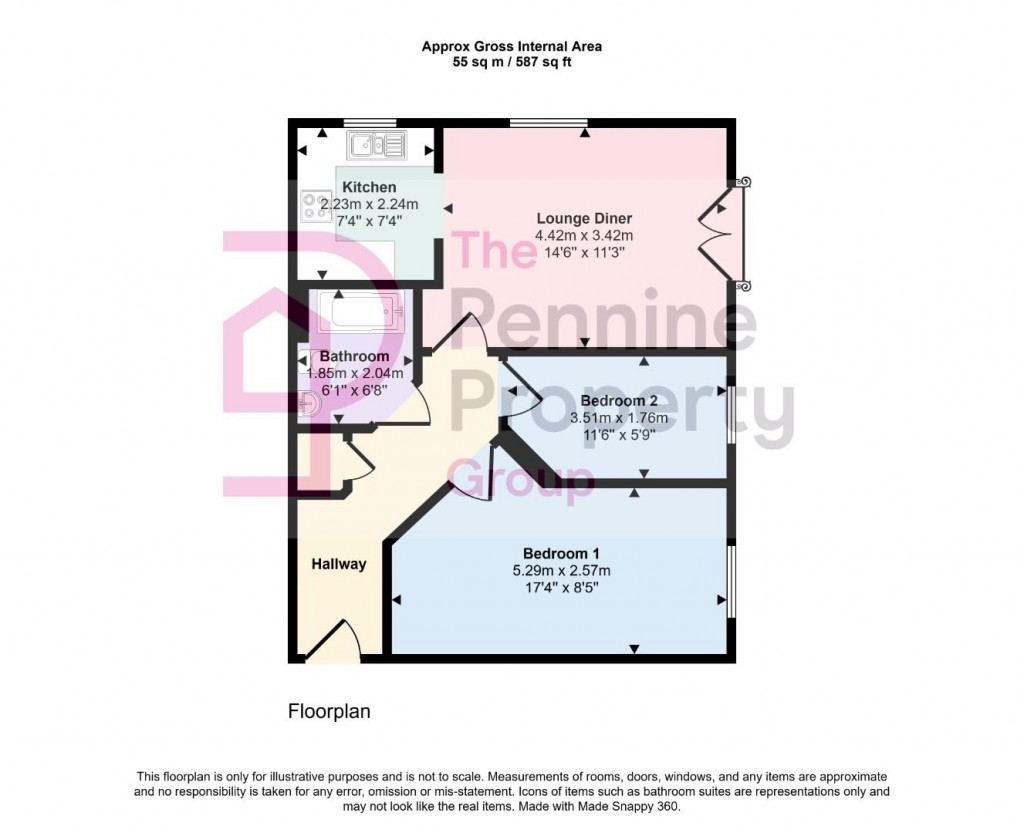 Floorplans For Dunstone Heights, Penistone