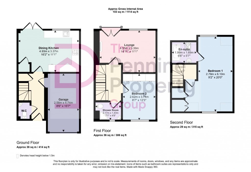 Floorplans For Valley View, Sheffield Rd, Penistone