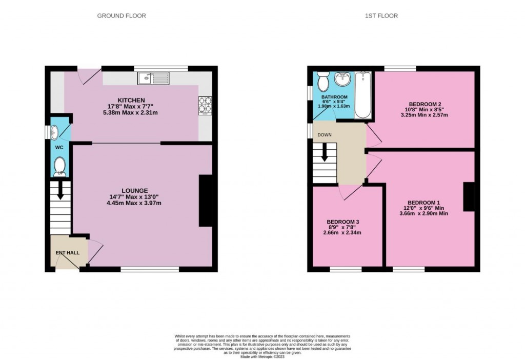 Floorplans For Westfield Avenue, Thurlstone