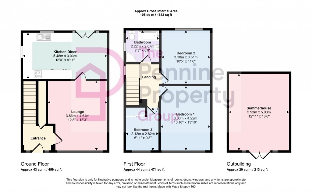 Floorplans For St. Pauls Parade, Barnsley