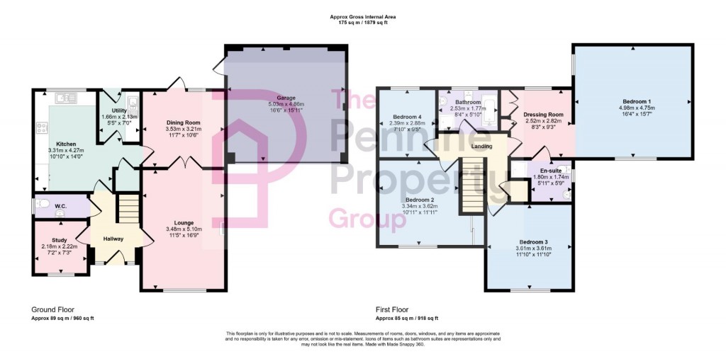 Floorplans For Stonecroft Court, Silkstone Common, Barnsley