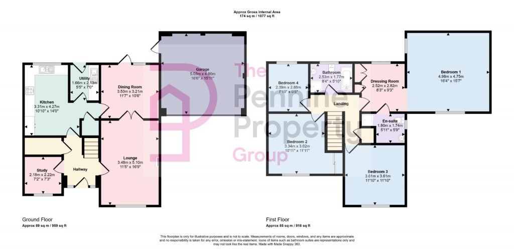 Floorplans For Stonecroft Court, Silkstone Common, Barnsley