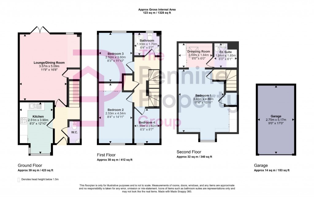 Floorplans For Springfield Way, Millhouse Green