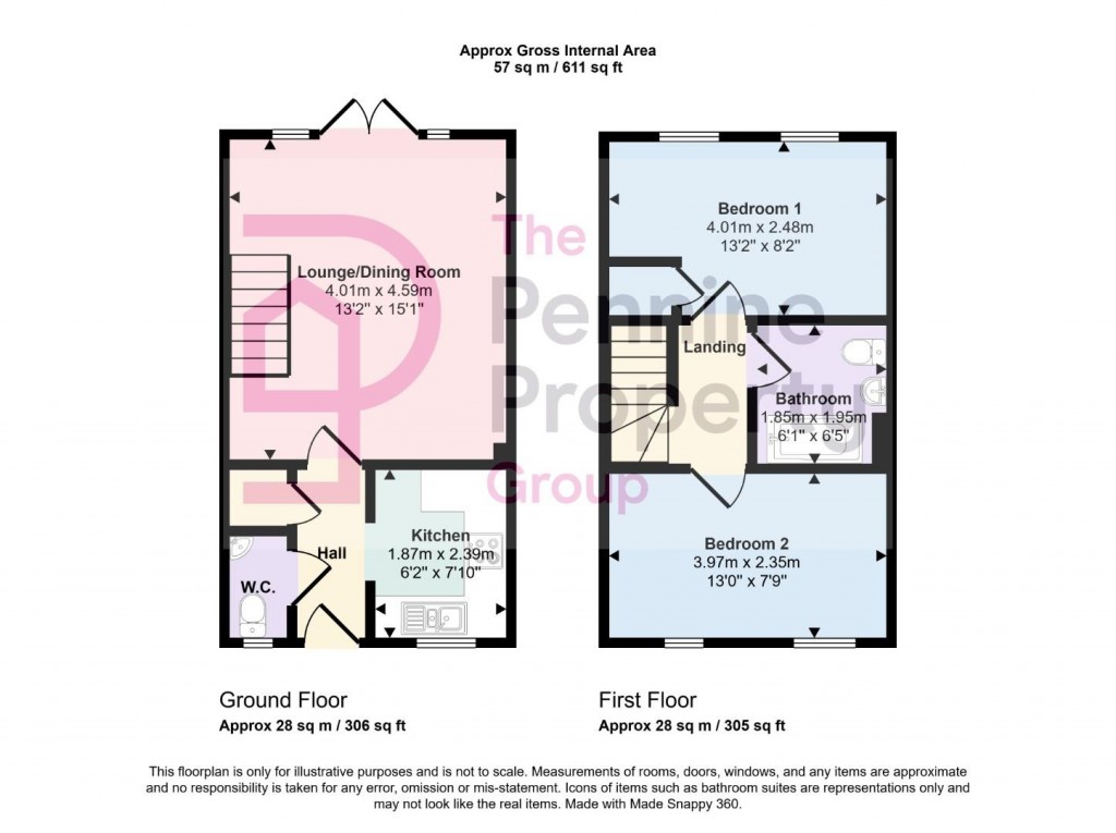 Floorplans For Bittern Croft, Wombwell, S73 0UP