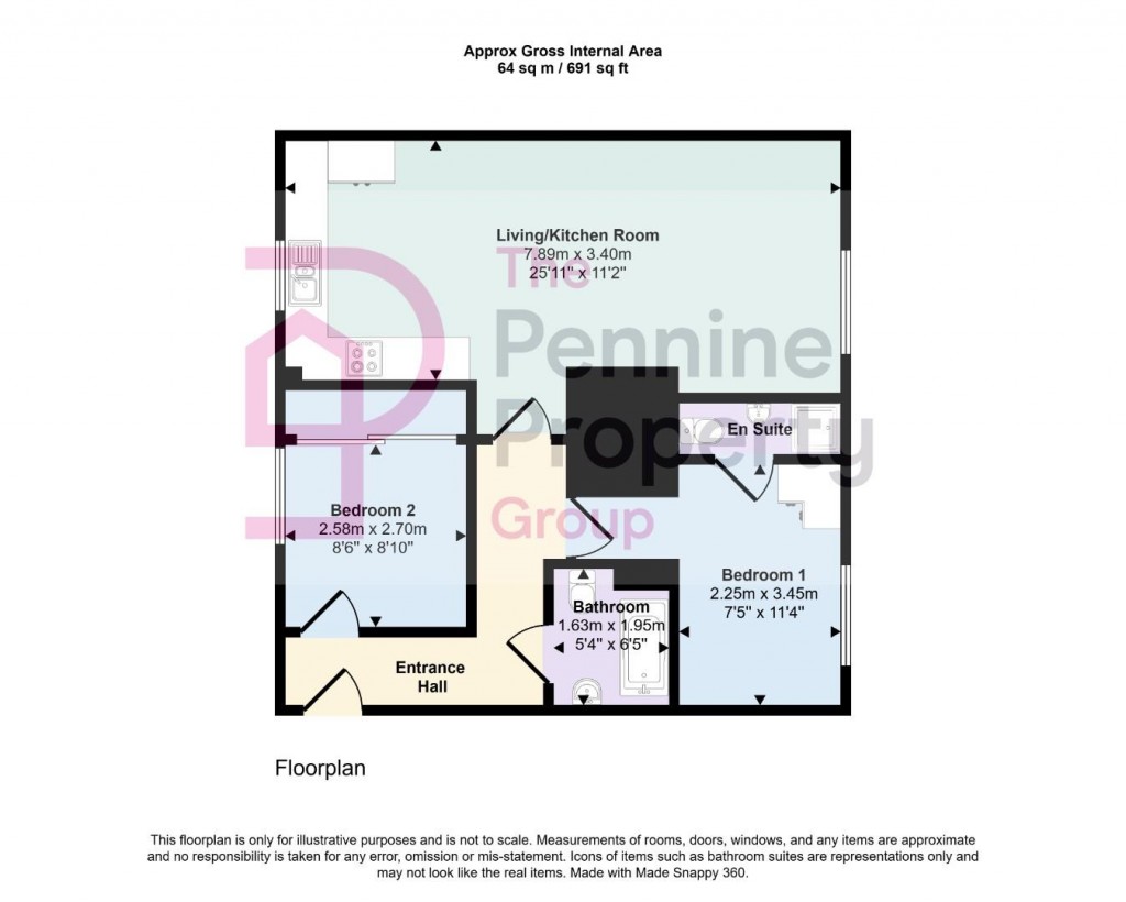 Floorplans For 3 Weir Field House, Penistone, S36 7AB
