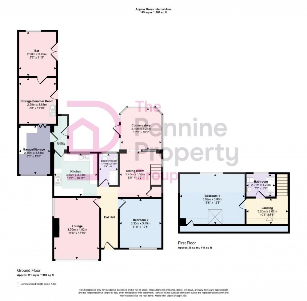 Floorplans For Hoyland Close, Millhouse Green
