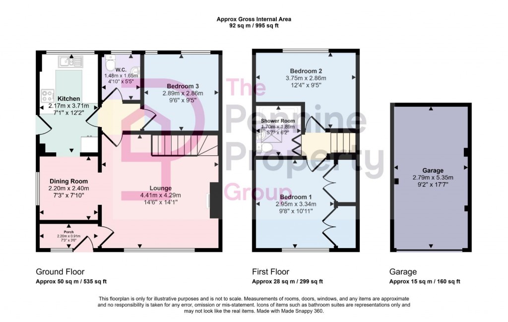Floorplans For Wood End Avenue, Cubley, Penistone, Sheffield