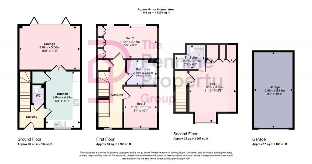 Floorplans For Tenter Hill Gardens, Shepley, Huddersfield