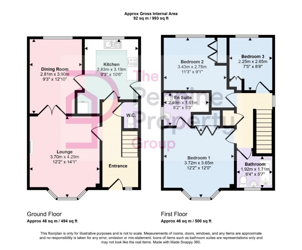 Floorplans For Springwood View, Penistone