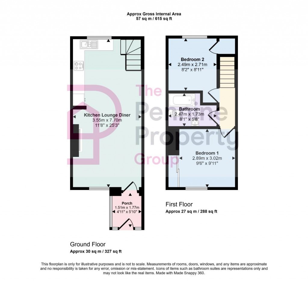 Floorplans For Chapel View, Thurlstone, Sheffield