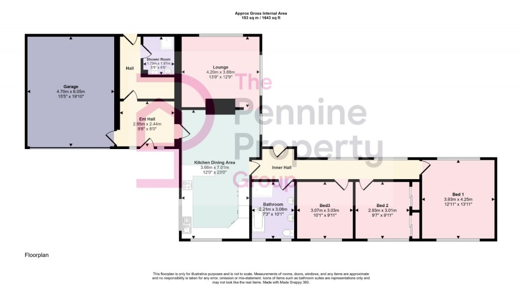 Floorplans For Lee Lane, Millhouse Green, Sheffield