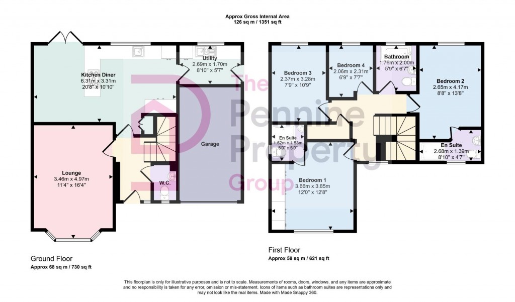 Floorplans For Mortimer Heights, Cubley, Penistone