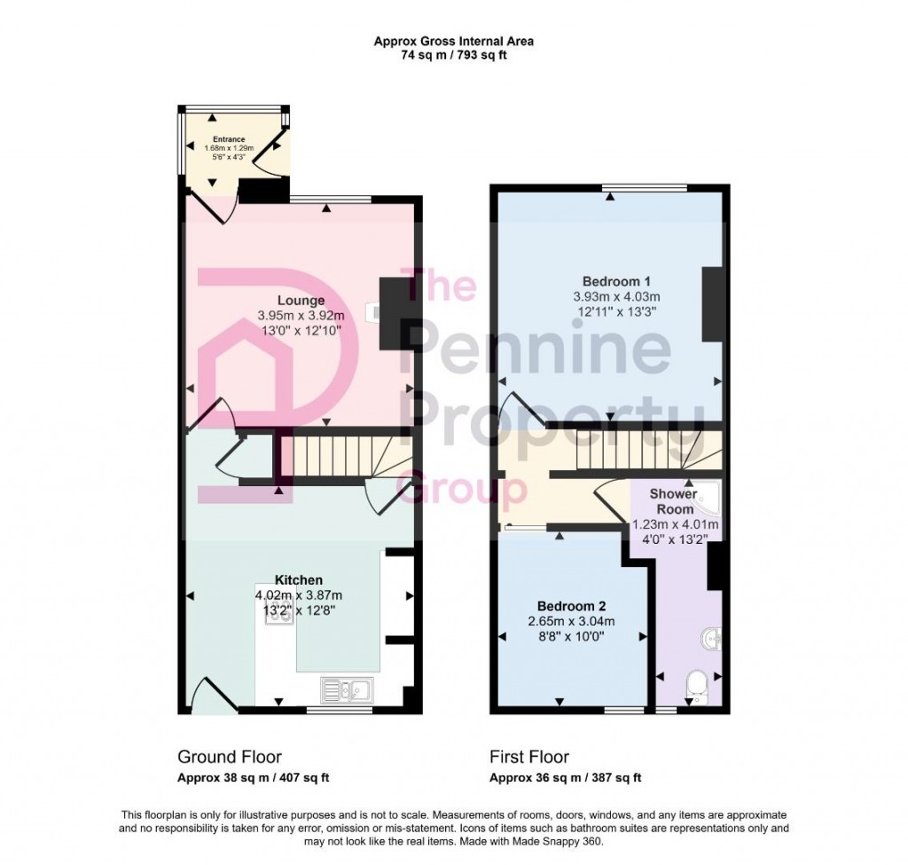 Floorplans For Spring Grove, Huthwaite Lane, Thurgoland