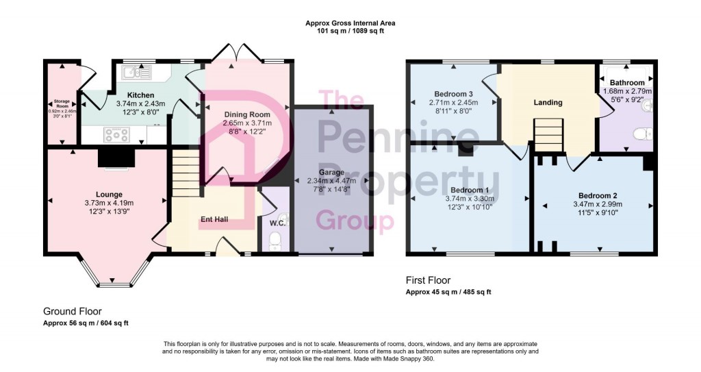 Floorplans For Mortimer Road, Penistone, Sheffield
