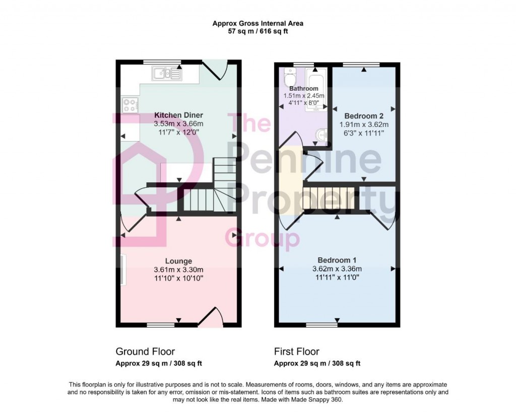 Floorplans For Church Street, Penistone