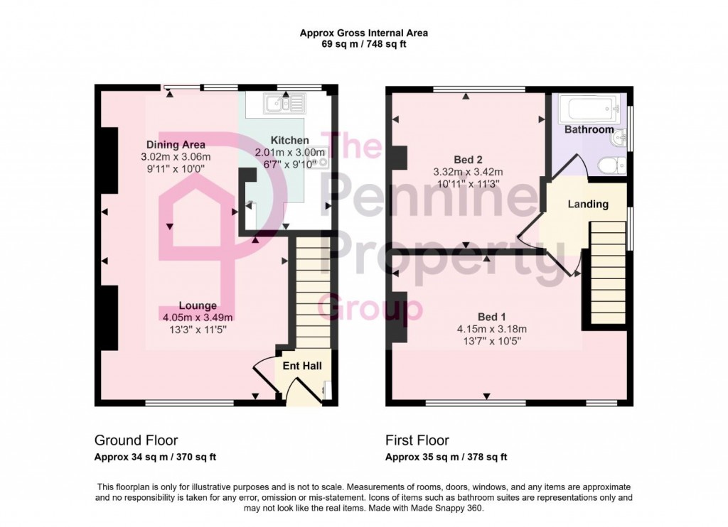 Floorplans For South Road, Dodworth, Barnsley