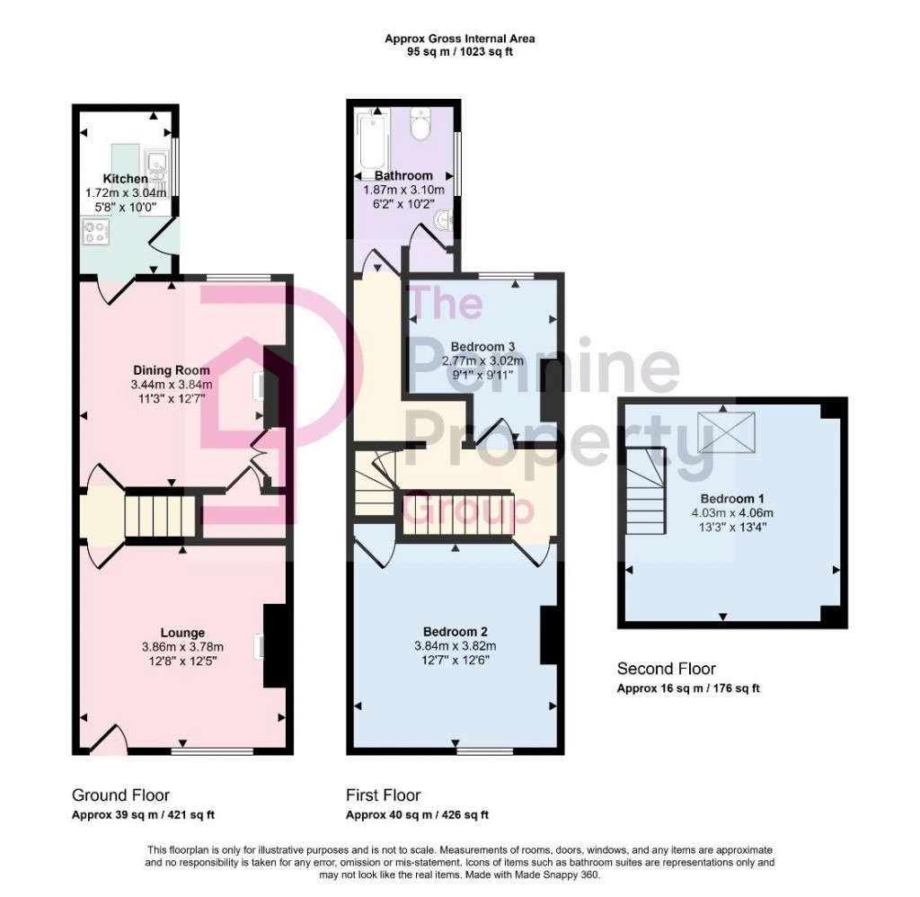 Floorplans For Bosville Street, Penistone